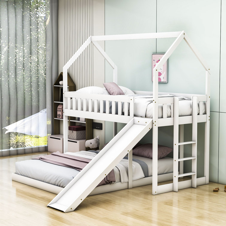 Harper Orchard Purwokerto Twin Over Full LShaped Bunk Beds by Harper